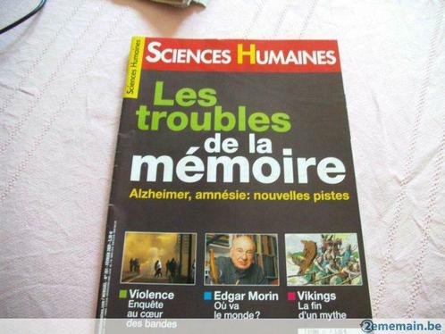 revue sciences humaines. "les troubles de la mémoire"., Livres, Journaux & Revues, Utilisé, Envoi