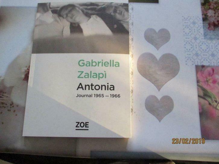 livre "antonia". gabriella zalapi., Boeken, Biografieën, Nieuw, Ophalen of Verzenden