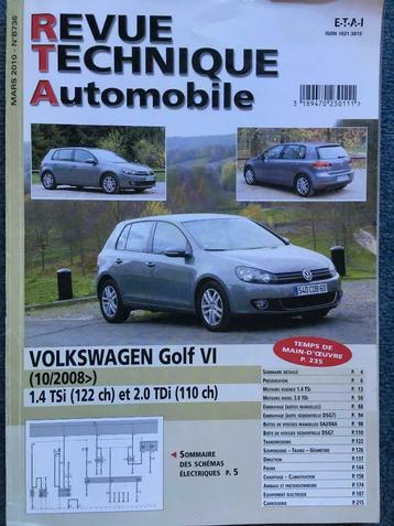 Revue Technique Automobile (RTA) Golf VI, Enlèvement ou Envoi
