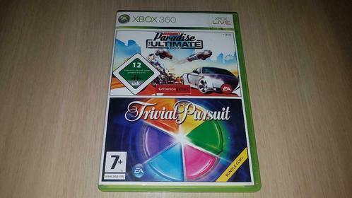 Burnout Paradise Ultimate box et Trivial Pursuit, Consoles de jeu & Jeux vidéo, Jeux | Xbox 360, Enlèvement ou Envoi