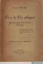 Edmond Picard, Vers la Vie Simple, Ophalen of Verzenden, Edmond Picard
