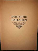 DIETSCHE BALLADEN -, Boeken, Ophalen of Verzenden