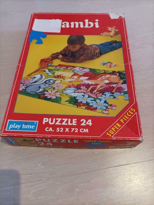 Bij elkaar passen Zwitsers Asser ② Vintage puzzel Bambi (artikels van 1€=2 kopen 3de gratis) — Speelgoed |  Kinderpuzzels — 2dehands