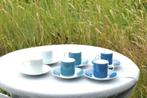 § 6 tasses avec sous tasse cafe moka, Gebruikt, Keramiek, Ophalen of Verzenden, Overige stijlen
