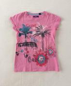 roze meisjes t-shirt MEXX 122 128 Beach t-shirtje palmboom
