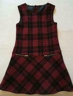 Robe à carreaux noire et rouge 116 / 6 ans, Ophalen of Verzenden, Zo goed als nieuw, Meisje, Jurk of Rok