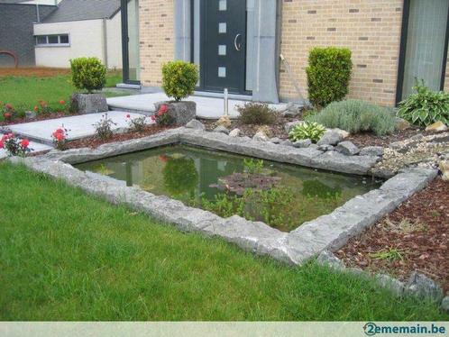 Votre étang en pierre bleue belge, Jardin & Terrasse, Jardin & Terrasse Autre, Neuf, Enlèvement