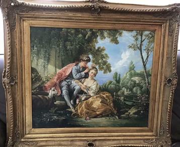 Peinture sur toile de G. Dupond, Enlèvement