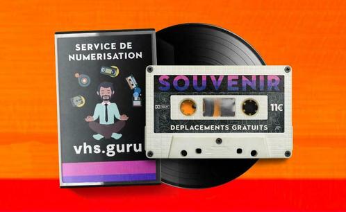 Digitalisering van K7-audiocassettes, DAT, vinyl, minidisc ., Audio, Tv en Foto, Cassettedecks, Enkel, Ophalen of Verzenden