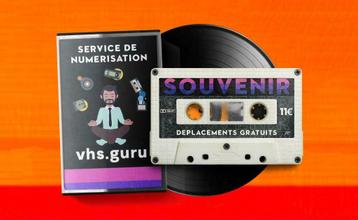 Digitalisering van K7-audiocassettes, DAT, vinyl, minidisc . beschikbaar voor biedingen