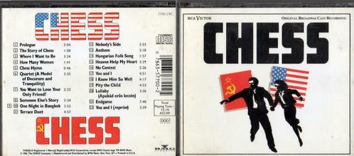 CD 138_Chess_Comédie musicale_ 7700-2-RC, CD & DVD, CD | Musiques de film & Bandes son, Enlèvement ou Envoi