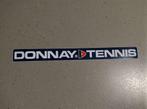 Autocollant Vintage - Donnay - Tennis - Bleu - Bel état, Sport, Enlèvement ou Envoi, Neuf