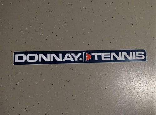 Vintage Sticker - Donnay - Tennis - Blauw - Mooie staat, Verzamelen, Stickers, Nieuw, Sport, Ophalen of Verzenden