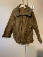 Veste pour enfant - imitation cuir et col fourrure, Comme neuf, Enlèvement, Garçon, Manteau