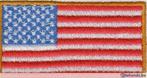 Ecusson drapeau America / America / USA - 73 x 40 mm, Enlèvement ou Envoi, Neuf