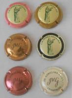 6 capsules de champagne J.M. Gobillard et Fils, Collections, Collections Autre, Utilisé, Envoi