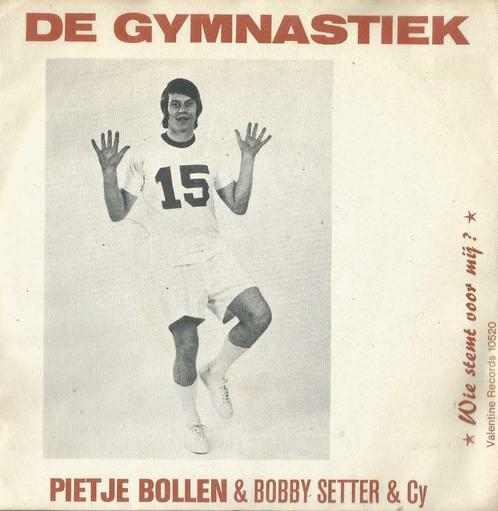 Pietje Bollen  - De Gymnastiek / Wie stemt voo mij - Single, CD & DVD, Vinyles Singles, Single, En néerlandais, 7 pouces, Enlèvement ou Envoi
