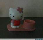 Coquetier Hello Kitty, Collections, Porcelaine, Cristal & Couverts, Utilisé, Enlèvement ou Envoi
