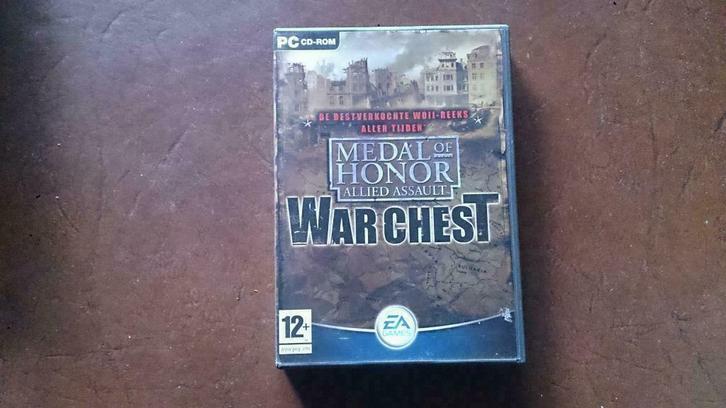 Medal of honor - allied assault war chest, Games en Spelcomputers, Games | Pc, Gebruikt, Ophalen of Verzenden