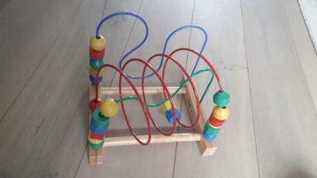 Ikea houten speelboog / kralenbaan
