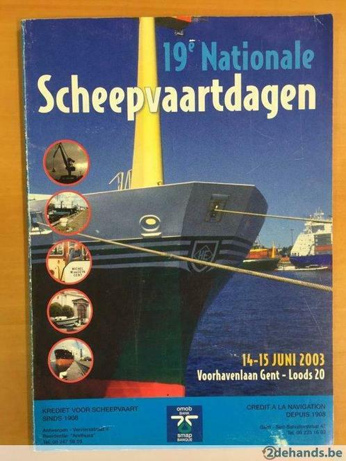 19e Nationale Scheepvaartdagen, 14-15 JUNI 2003, Livres, Transport, Utilisé, Envoi