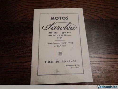 SAROLEA Handboeken ONDERDELENBOEKEN voor verschillende types, Motoren, Onderdelen | Overige, Nieuw, Ophalen of Verzenden