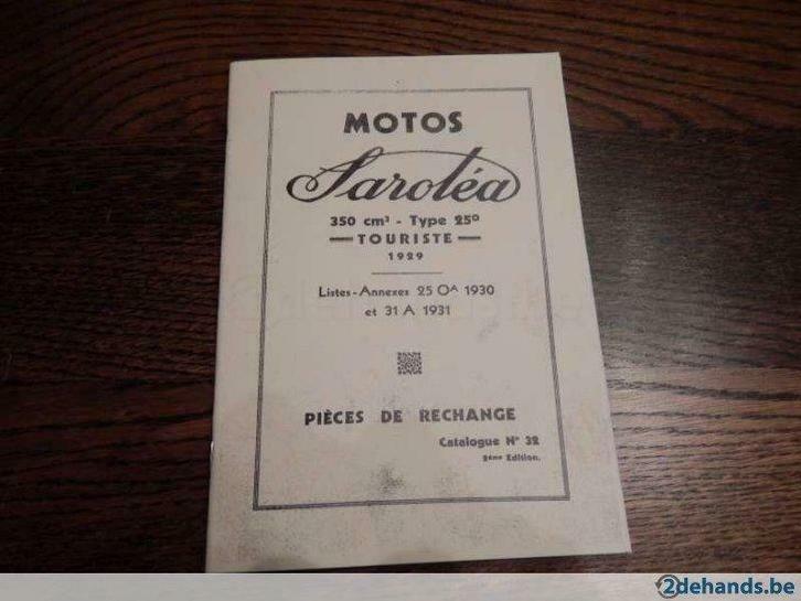 Manuels SAROLEA, PIÈCES ET LIVRES pour différents types, Motos, Pièces | Autre, Neuf, Enlèvement ou Envoi