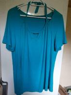 Turquoise blouse merk x-two maat 48