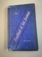 "Manuel de la Nouvelle-Zélande" par James Hector. 1883 !!, Antiquités & Art, Enlèvement ou Envoi