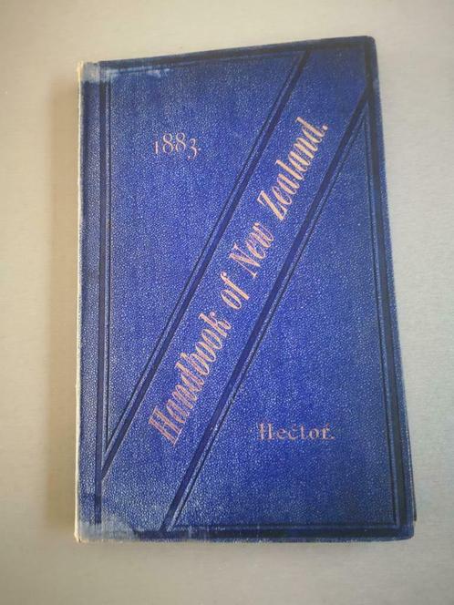 "Handbook of New Zealand" by James Hector. 1883!!, Antiek en Kunst, Antiek | Boeken en Manuscripten, Ophalen of Verzenden