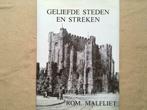 Geliefde steden en streken (etsen Romain Malfliet), Ophalen of Verzenden, Zo goed als nieuw