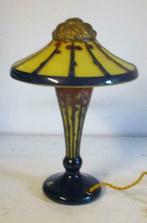 art déco Le Verre Francais Schneider lampe de table champign, Antiquités & Art, Antiquités | Éclairage, Envoi