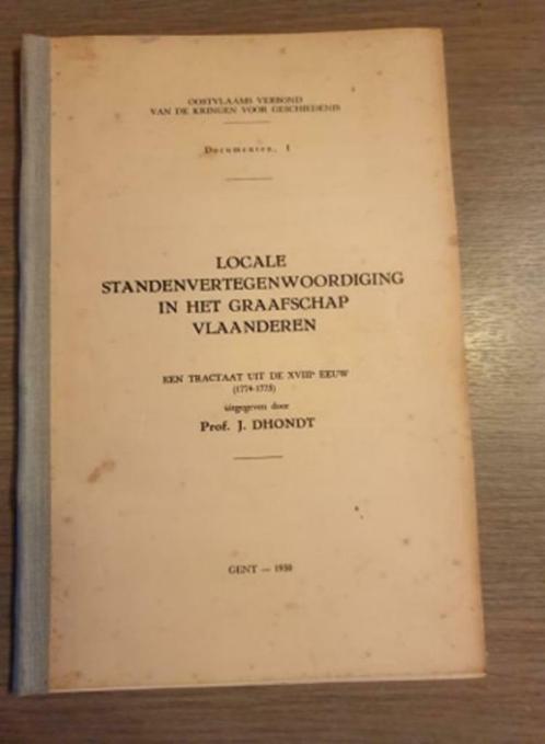 (WEST-VLAANDEREN OOST-VLAANDEREN) Locale standen.., Livres, Histoire & Politique, Utilisé, Enlèvement ou Envoi