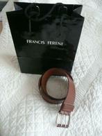 "FRANCIS FERENT"ceinture cuir neuve, Ceinture taille, 80 à 90 cm, Enlèvement ou Envoi, Autre