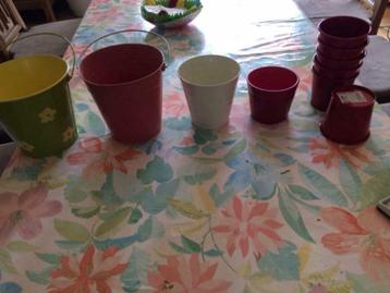 toutes sortes de pots décoratifs (en lot ou séparément), Enlèvement ou Envoi, Comme neuf