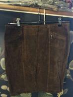 Bruine velours rok vintage, Kleding | Dames, Rokken, Bruin, Maat 42/44 (L), Ophalen of Verzenden, Zo goed als nieuw