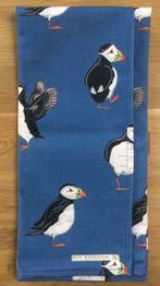 theedoek keukenhanddoek papegaaienduiker Roy Kirkham blauw, Ophalen of Verzenden, Nieuw, Blauw, Theedoek of Handdoek
