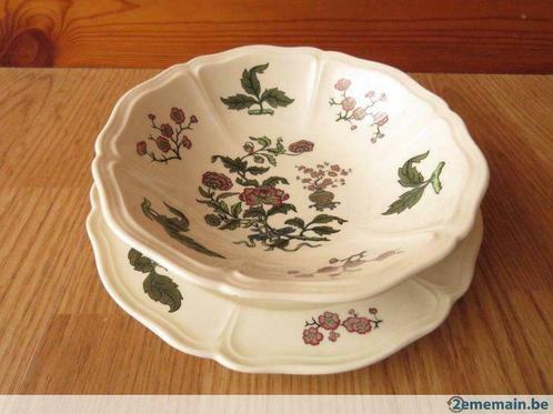 assiette et bol en porcelaine anglaise Wegwood 'Mandarin', Antiquités & Art, Antiquités | Céramique & Poterie