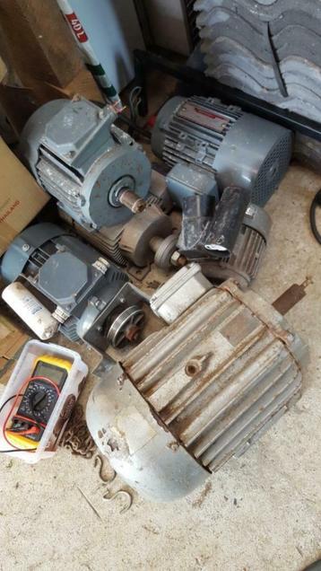 elektrische motoren motor drijfkracht 380 v en lichtnet, Bricolage & Construction, Enlèvement, Utilisé