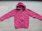 I'Kids - Donkerroze hoodie met rits. 10 jaar, Fille, Pull ou Veste, MET, Utilisé
