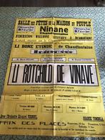 Affiche Ninane  concert 1942, Collections, Posters & Affiches, Enlèvement ou Envoi