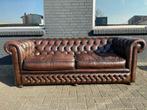 Springvale Chesterfield zetel bruin GRATIS GELEVERD!, Antiek en Kunst, Ophalen of Verzenden