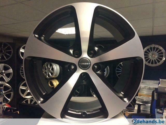 NIEUWE 17 inch 5x112 Borbet aluminium sportvelgenset MB VW, Auto-onderdelen, Banden en Velgen, Velg(en), 17 inch, Nieuw, Ophalen of Verzenden