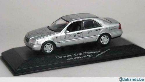 Mercedes C180 WM Stuttgart 1/43 Minichamps, Hobby & Loisirs créatifs, Modélisme | Voitures & Véhicules, Neuf, Voiture, Enlèvement ou Envoi