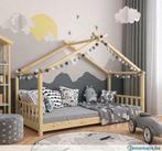 Lit montessori naturel pour enfant 90x200 cm lit moderne, Envoi, Neuf