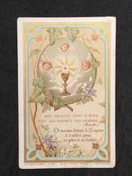 Devotieprentje De Heilige Kelk - goudopdruk - eind 1800, Bidprentje, Ophalen of Verzenden