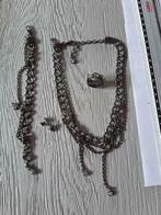 Dyrberg/Kern setje armband,halsketting,ring en oorbellen, Handtassen en Accessoires, Kettingen, Ophalen of Verzenden, Zo goed als nieuw