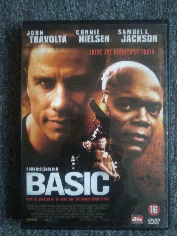 Basic (John Travolta & Samuel Jackson), Cd's en Dvd's, Dvd's | Actie, Gebruikt, Actie, Vanaf 16 jaar, Ophalen of Verzenden