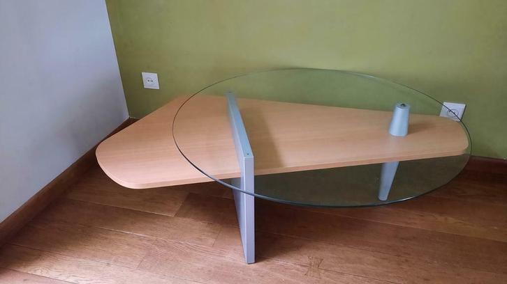 Moderne lichte salontafel, Huis en Inrichting, Tafels | Salontafels, Ophalen