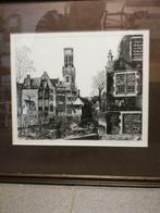 * Pentekening: belfort van Brugge, Antiek en Kunst, Kunst | Tekeningen en Fotografie, Ophalen of Verzenden